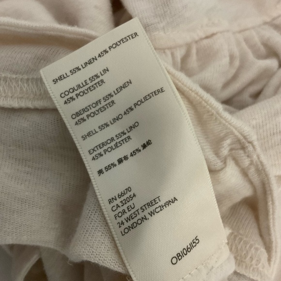 FREE People Beach Linen Puff Sleeve Mini Dress XS - Picture 9 of 11